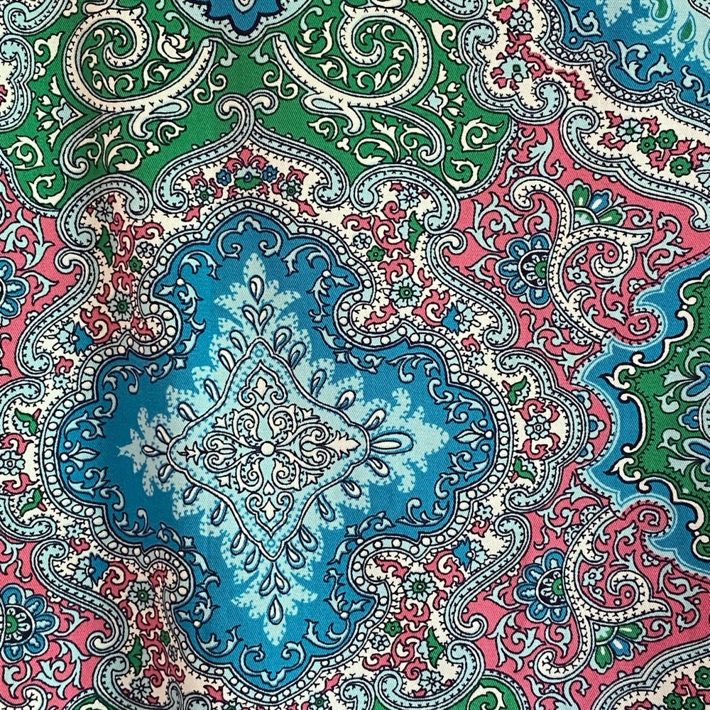Talbots Blue, Pink and Green A-Line Mini Skirt Resort Wear Women's Size 4 - Picture 3 of 7